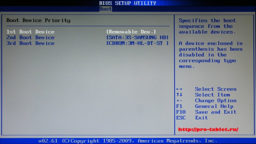Установка windows с флешки через биос